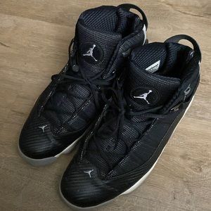 Jordan 6 rings carbon fiber black size 15